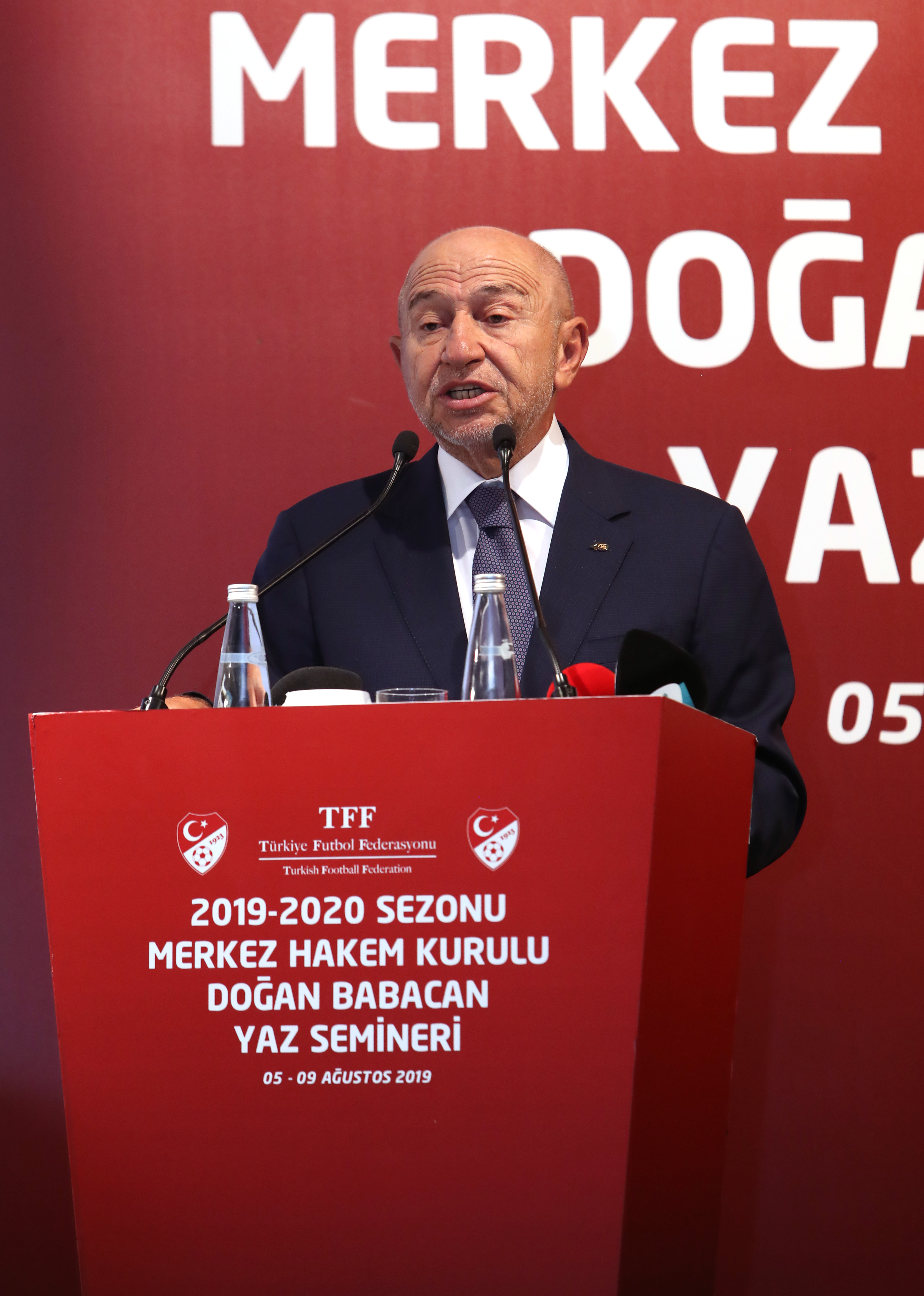 TFF Başkanı Özdemir, MHK Doğan Babacan Semineri&#39;nde konuştu